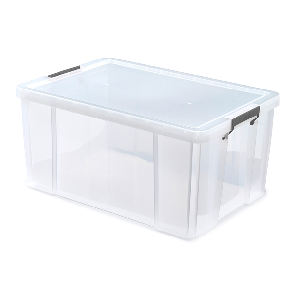 Clear 70 Litre Plastic Storage Boxes