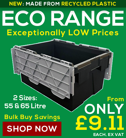 Low Cost Plastic Storage Crates - ECO Range