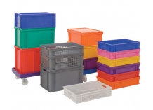 Coloured Euro Stacking Containers