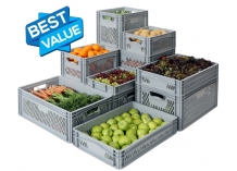 Ventilated/Perforated Euro Stacking Containers Basicline Range