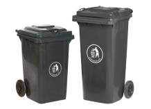 Black Grey Wheelie Bins