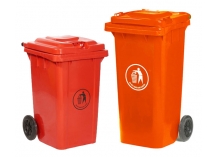 Red Wheelie Bins