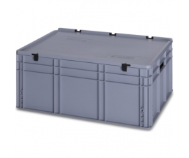 130 Litre Plastic Container with Lid (Euro/Stacking) ED86-32