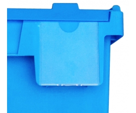 Clear Plastic Label Holder for 55 Litre Attached Lid Containers