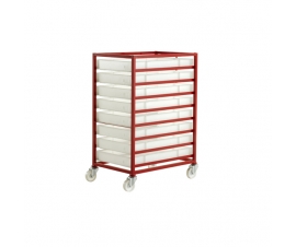CT308 Mobile Tray Rack With 8 Food Grade Trays