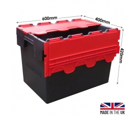 80 Litre Attached Lid Container