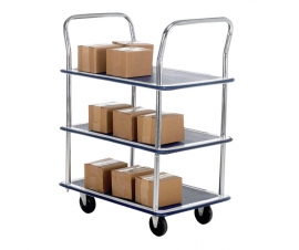 Lightweight 3 Shelf Trolley