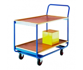 Trolley with 2 Plywood Shelves