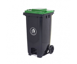 120 Litre Wheeled Bin in Green