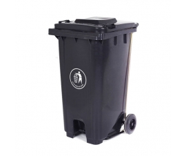 240 Litre Wheeled Bin With Grey Lid