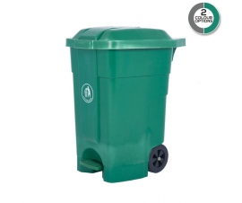 70 Litre Pedal Bin in Grey Or Green