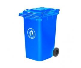 240 Litre Coloured Wheeled Bin In Blue