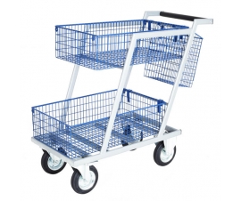 Premium Mailroom Trolley With 2 Baskets