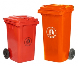 Red Wheelie Bins