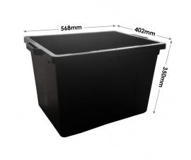 Kerbside Recycling Box Bin with 55 Litre Capacity