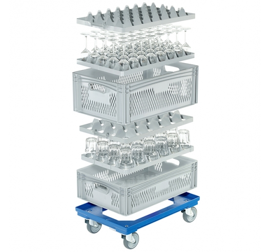 Exploded View Example Of Bottle Crates