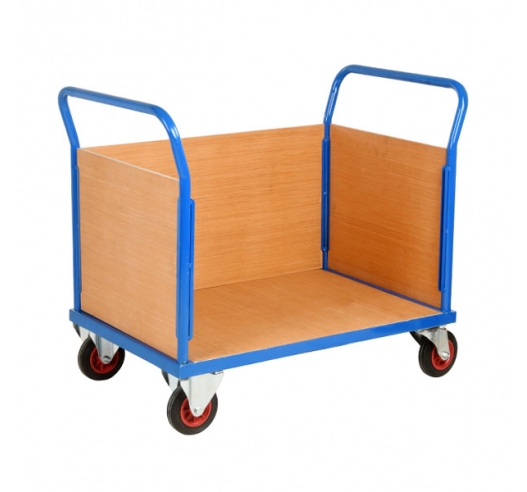 3 Sided Platform Truck With Ply Panels