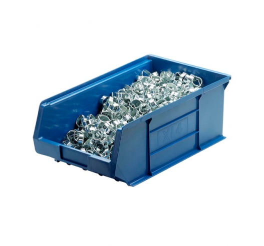 XL4 Picking Bin in Blue With Contents