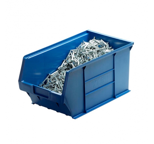 XL5 Picking Bin in Blue With Contents