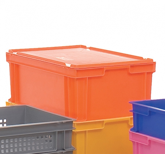 Drop-On Plastic Euro Container Lid