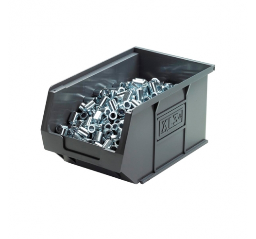 XL3 Picking Bin in Recycled Grey With Contents