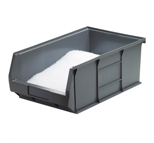 XL7 Picking Bin in Recycled Grey With Contents