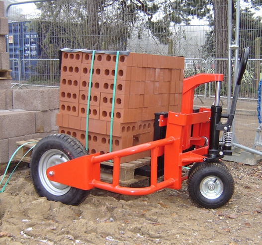 Rough Terrain Pallet Truck Outside Example