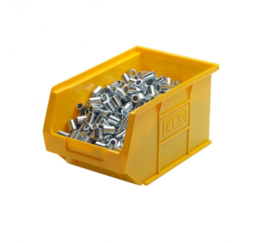 XL3 Picking Bin in Yellow With Contents