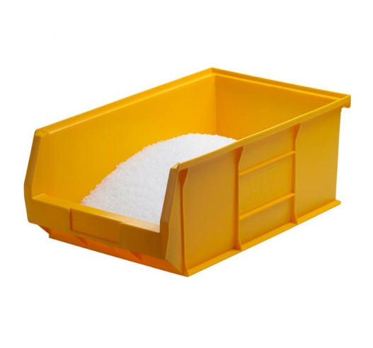 XL7 Picking Bin in Yellow With Contents