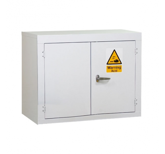 White Acid Storage Cabinet Example