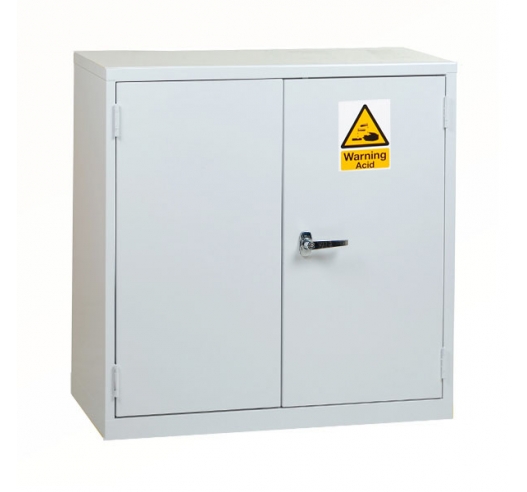 White Acid Storage Cabinet Example