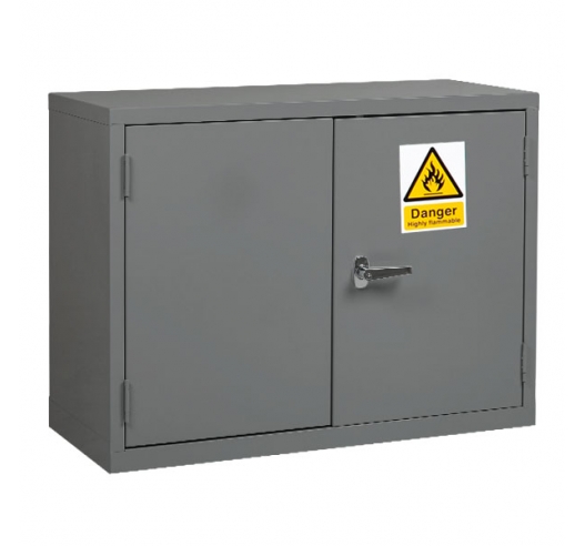 Dark Grey Cabinet Flammable Example