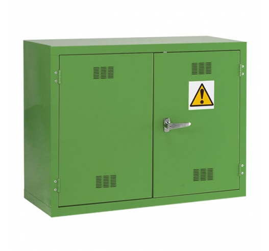 Chemical Green Storage Cabinet Example