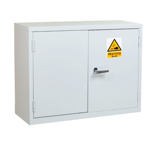 White Acid Storage Cabinet Example