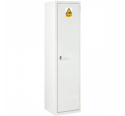 White Acid Storage Cabinet Example