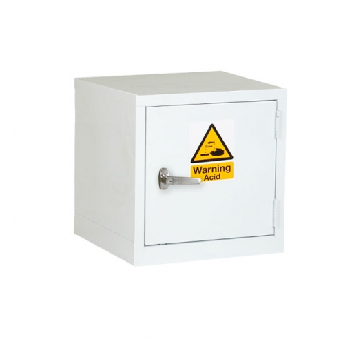 White Acid Storage Cabinet Example