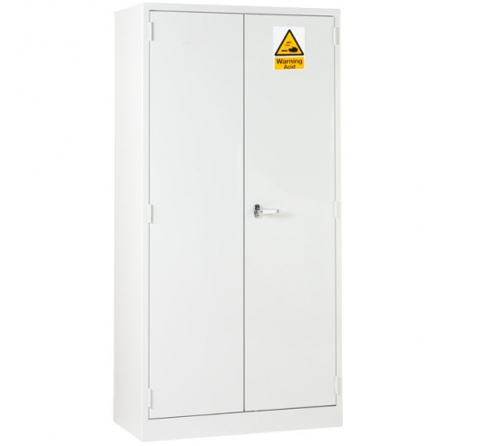 White Acid Storage Cabinet Example