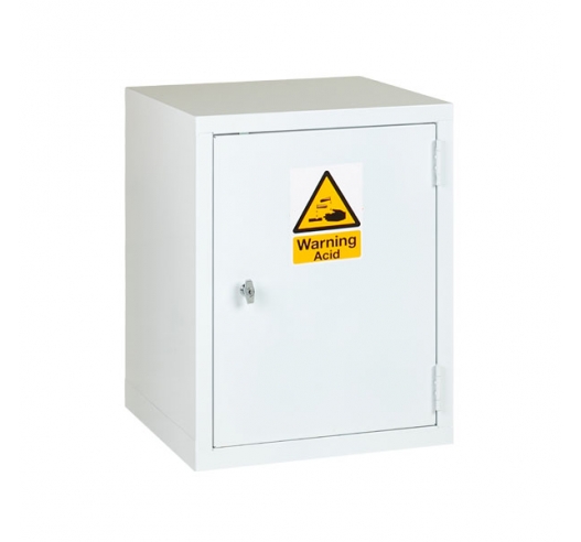 White Acid Storage Cabinet Example