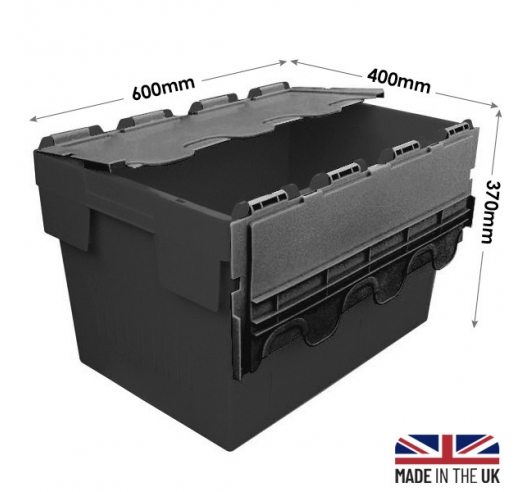 70 Litre ALC Container With Black Lid