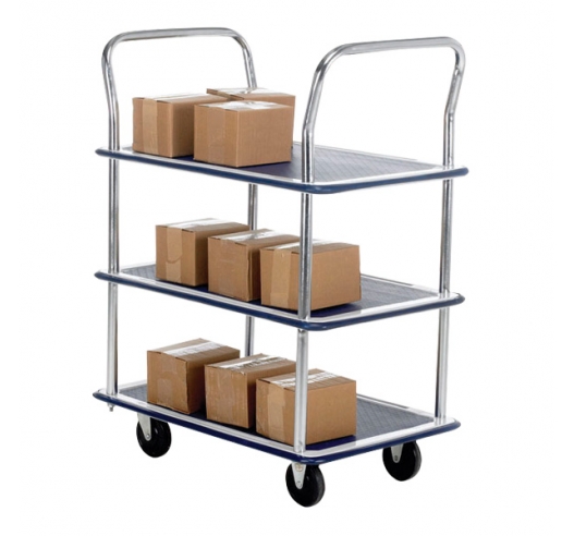 Lightweight 3 Shelf Trolley