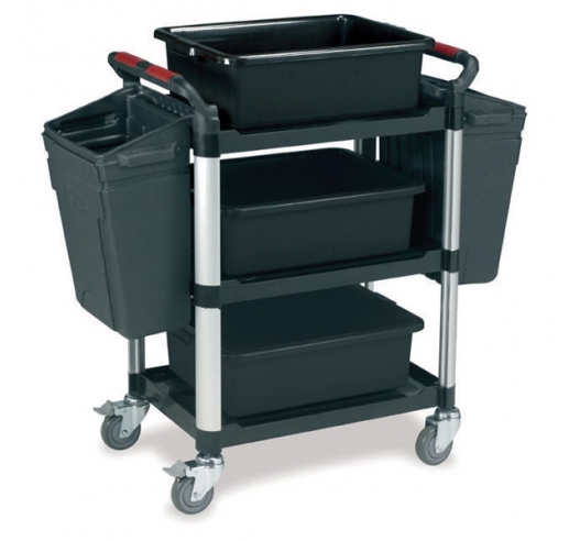 3 Shelf Trolley with Accessories