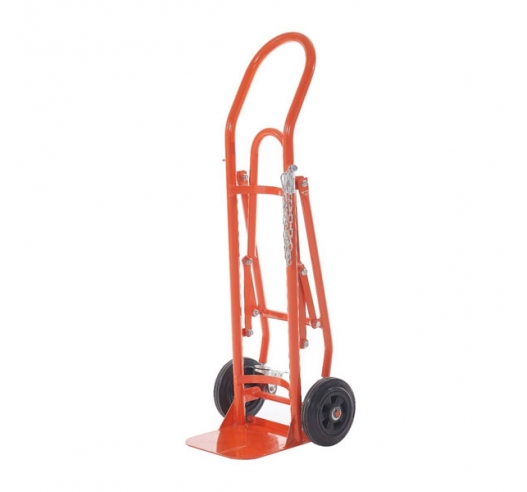 Single Folding Cylinder Trolley  Folded