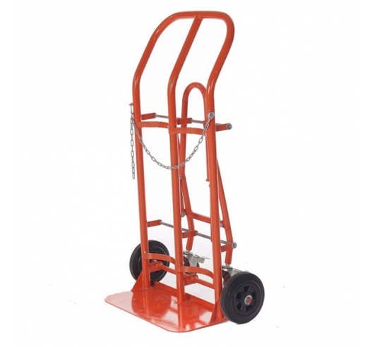 Double Cylinder Folding Trolley Folded