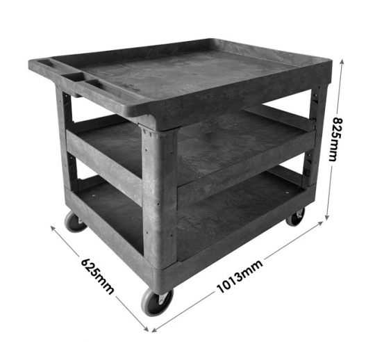 Plastic Service Trolley Dimensions