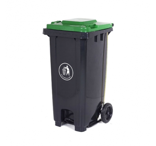 120 Litre Wheeled Bin in Green