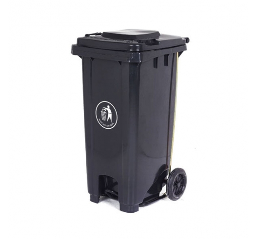 120 Litre Wheeled Bin in Grey