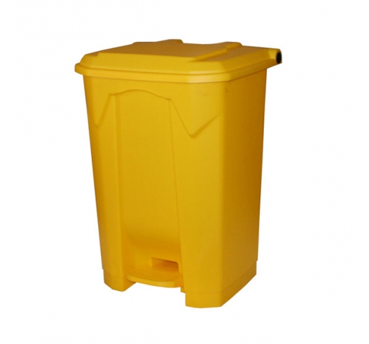 80 Litre Pedal Bin In Yellow