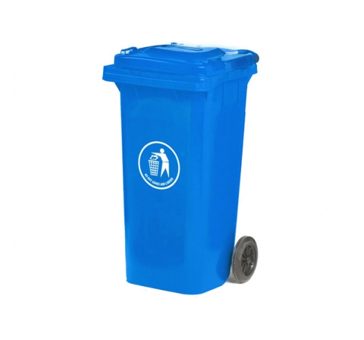 120 Litre Blue Wheeled Bin