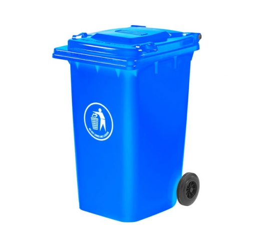 240 Litre Coloured Wheeled Bin In Blue