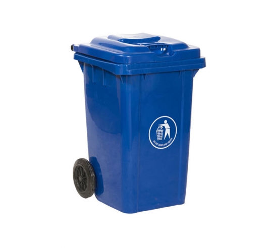 80 Litre Wheeled Bin In Blue